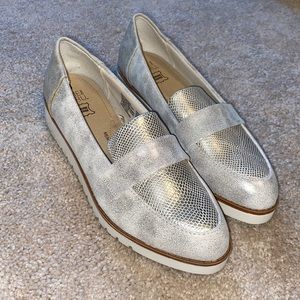 Metallic Loafers